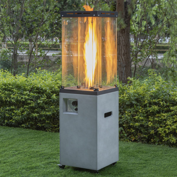 Hammered Square Flame Patio Heater | Wayfair